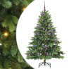 Sapin de Noël artificiel avec 150 LED Vert 150 cm PE et PVC 543955543955