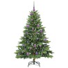 Sapin de Noël artificiel avec 150 LED Vert 150 cm PE et PVC 543955543955