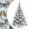 Sapin de Noël artificiel avec 150 LED Blanc 120 cm PE et PVC 543957543957