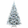 Sapin de Noël artificiel avec 300 LED Blanc 180 cm PE et PVC 543958543958