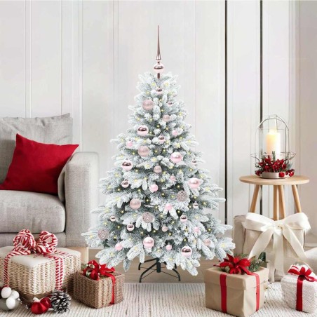 Sapin de Noël artificiel avec 150 LED Blanc 120 cm PE et PVC 543960543960