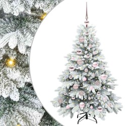 Sapin de Noël artificiel avec 150 LED Blanc 120 cm PE et PVC 543960543960
