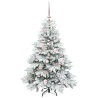Sapin de Noël artificiel avec 150 LED Blanc 120 cm PE et PVC 543960543960