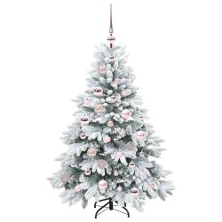 Sapin de Noël artificiel avec 150 LED Blanc 120 cm PE et PVC 543960543960