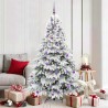 Sapin de Noël artificiel avec 300 LED Blanc 180 cm PE et PVC 543966543966