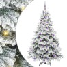 Sapin de Noël artificiel avec 300 LED Blanc 180 cm PE et PVC 543966543966
