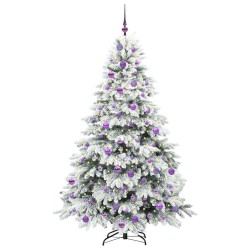Sapin de Noël artificiel avec 300 LED Blanc 180 cm PE et PVC 543966543966