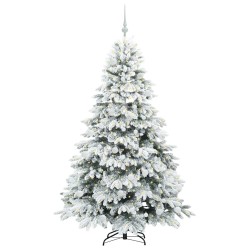 Sapin de Noël artificiel avec 300 LED Blanc 180 cm PE et PVC 543970543970