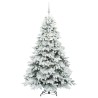 Sapin de Noël artificiel avec 300 LED Blanc 180 cm PE et PVC 543970543970