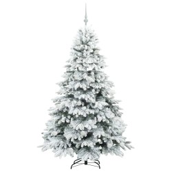 Sapin de Noël artificiel avec 300 LED Blanc 180 cm PE et PVC 543970543970
