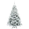 Sapin de Noël artificiel avec 300 LED Blanc 180 cm PE et PVC 543970543970