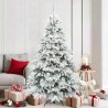 Sapin de Noël artificiel avec 300 LED Blanc 180 cm PE et PVC 543971543971