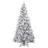 Sapin de Noël Artificiel à Branches Articulées Blanc 240 cm 543973543973