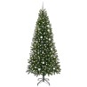 Sapin de Noël artificiel avec 300 LED Vert 240 cm PE et PVC 543974543974
