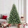 Sapin de Noël artificiel avec 300 LED Vert 180 cm PE et PVC 543975543975