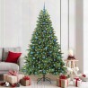 Sapin de Noël artificiel avec 300 LED Vert 210 cm PE et PVC 543976543976