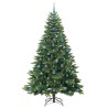 Sapin de Noël artificiel avec 300 LED Vert 210 cm PE et PVC 543976543976
