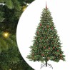 Sapin de Noël artificiel avec 300 LED Vert 210 cm PE et PVC 543977543977