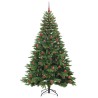 Sapin de Noël artificiel avec 300 LED Vert 210 cm PE et PVC 543977543977