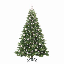 Sapin de Noël artificiel avec 300 LED Vert 180 cm PE et PVC 543979543979