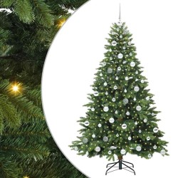 Sapin de Noël artificiel avec 300 LED Vert 180 cm PE et PVC 543980543980