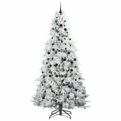 Sapin de Noël Artificiel à Branches Articulées Blanc 240 cm 543981543981