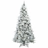 Sapin de Noël Artificiel à Branches Articulées Blanc 240 cm 543981543981