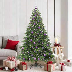 Sapin de Noël artificiel avec 300 LED Vert 180 cm PE et PVC 543982543982
