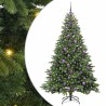 Sapin de Noël artificiel avec 300 LED Vert 180 cm PE et PVC 543982543982