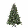 Sapin de Noël artificiel avec 300 LED Vert 180 cm PE et PVC 543982543982