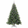Sapin de Noël artificiel avec 300 LED Vert 180 cm PE et PVC 543982543982