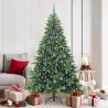 Sapin de Noël artificiel avec 300 LED Vert 180 cm PE et PVC 543983543983