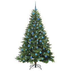 Sapin de Noël artificiel avec 300 LED Vert 180 cm PE et PVC 543983543983