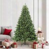 Sapin de Noël artificiel avec 300 LED Vert 210 cm PE et PVC 543984543984