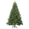 Sapin de Noël artificiel avec 300 LED Vert 210 cm PE et PVC 543984543984