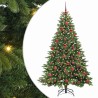 Sapin de Noël artificiel avec 300 LED Vert 180 cm PE et PVC 543985543985