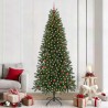 Sapin de Noël artificiel avec 300 LED Vert 240 cm PE et PVC 543986543986
