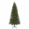 Sapin de Noël artificiel avec 300 LED Vert 240 cm PE et PVC 543986543986