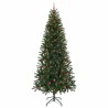Sapin de Noël artificiel avec 300 LED Vert 240 cm PE et PVC 543986543986