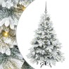 Sapin de Noël artificiel avec 150 LED Blanc 120 cm PE et PVC 543987543987