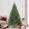 Sapin de Noël artificiel avec 300 LED Vert 210 cm PE et PVC 543989543989