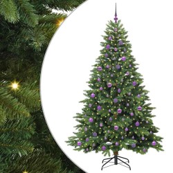 Sapin de Noël artificiel avec 300 LED Vert 210 cm PE et PVC 543989543989