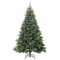 Sapin de Noël artificiel avec 300 LED Vert 210 cm PE et PVC 543989543989