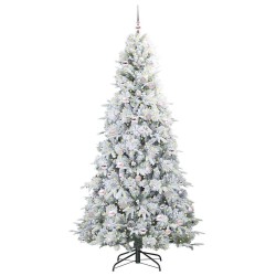 Sapin de Noël Artificiel à Branches Articulées Blanc 240 cm 543990543990