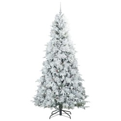 Sapin de Noël Artificiel à Branches Articulées Blanc 240 cm 543991543991