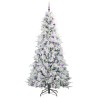 Sapin de Noël Artificiel à Branches Articulées Blanc 240 cm 543992543992