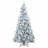 Sapin de Noël Artificiel à Branches Articulées Blanc 240 cm 543993543993