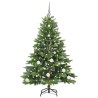 Sapin de Noël artificiel avec 150 LED Vert 150 cm PE et PVC 543994543994
