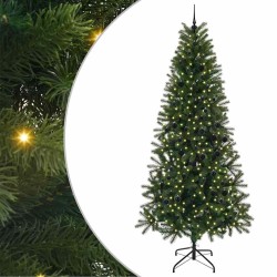 Sapin de Noël artificiel avec 300 LED Vert 240 cm PE et PVC 543995543995