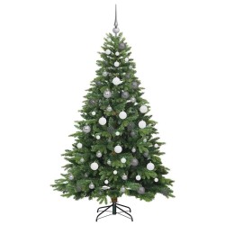 Sapin de Noël artificiel avec 300 LED Vert 180 cm PE et PVC 543996543996